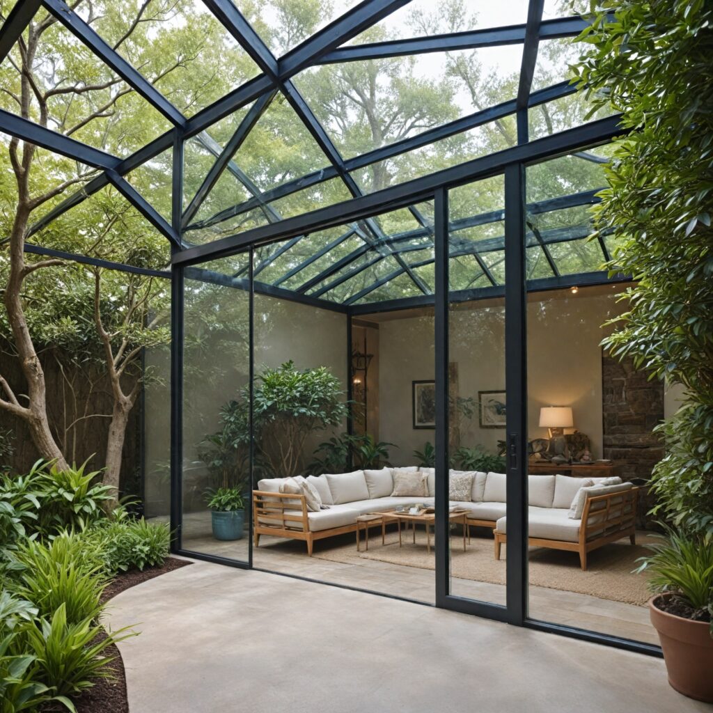 Großer Stil, kleiner Preis: Der Glasgartenraum-Trend 2025