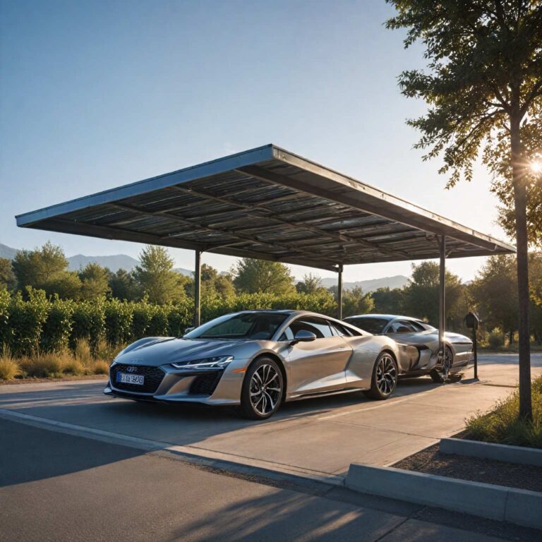 Incontra il nuovo carport solare mobile — nessuna installazione necessaria