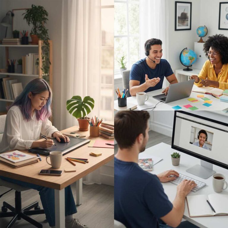 Explora el trabajo en línea sin experiencia