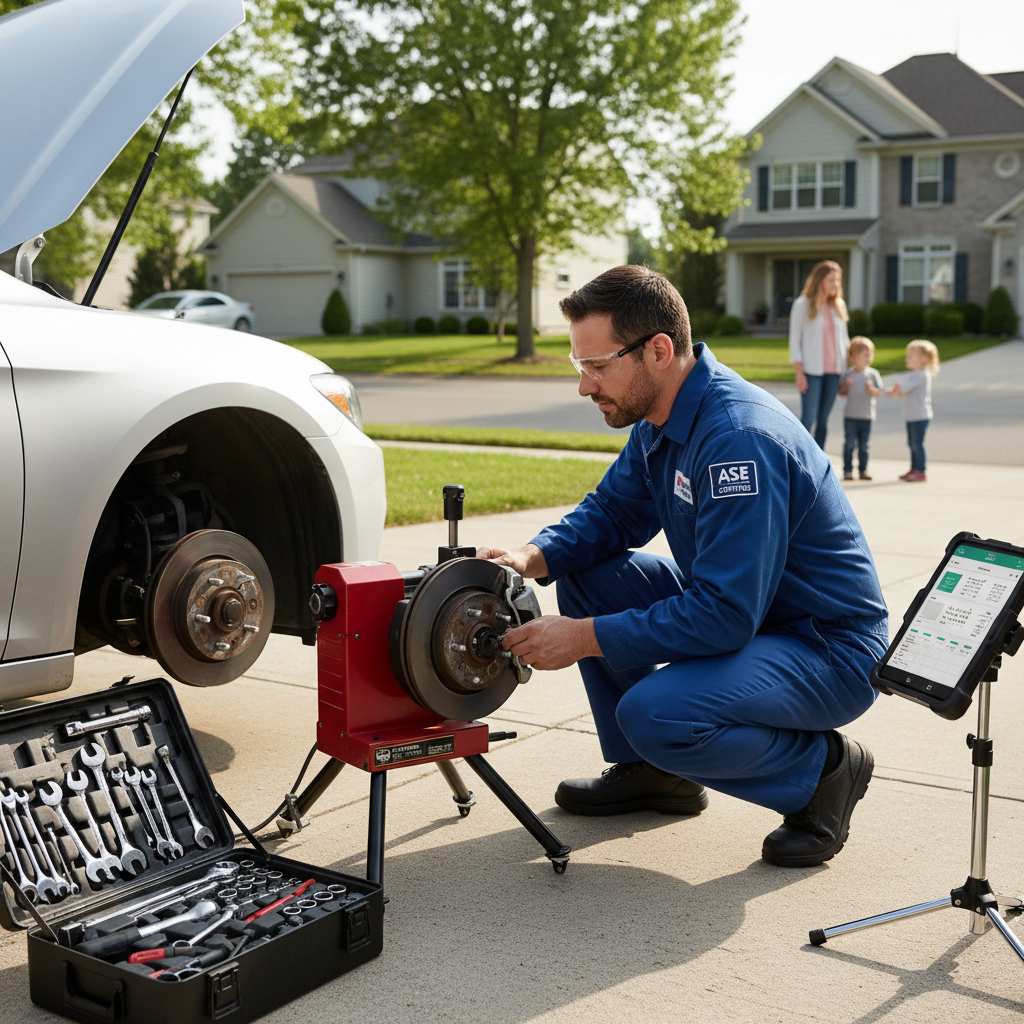 Brake Repair At Your Location: How It Works