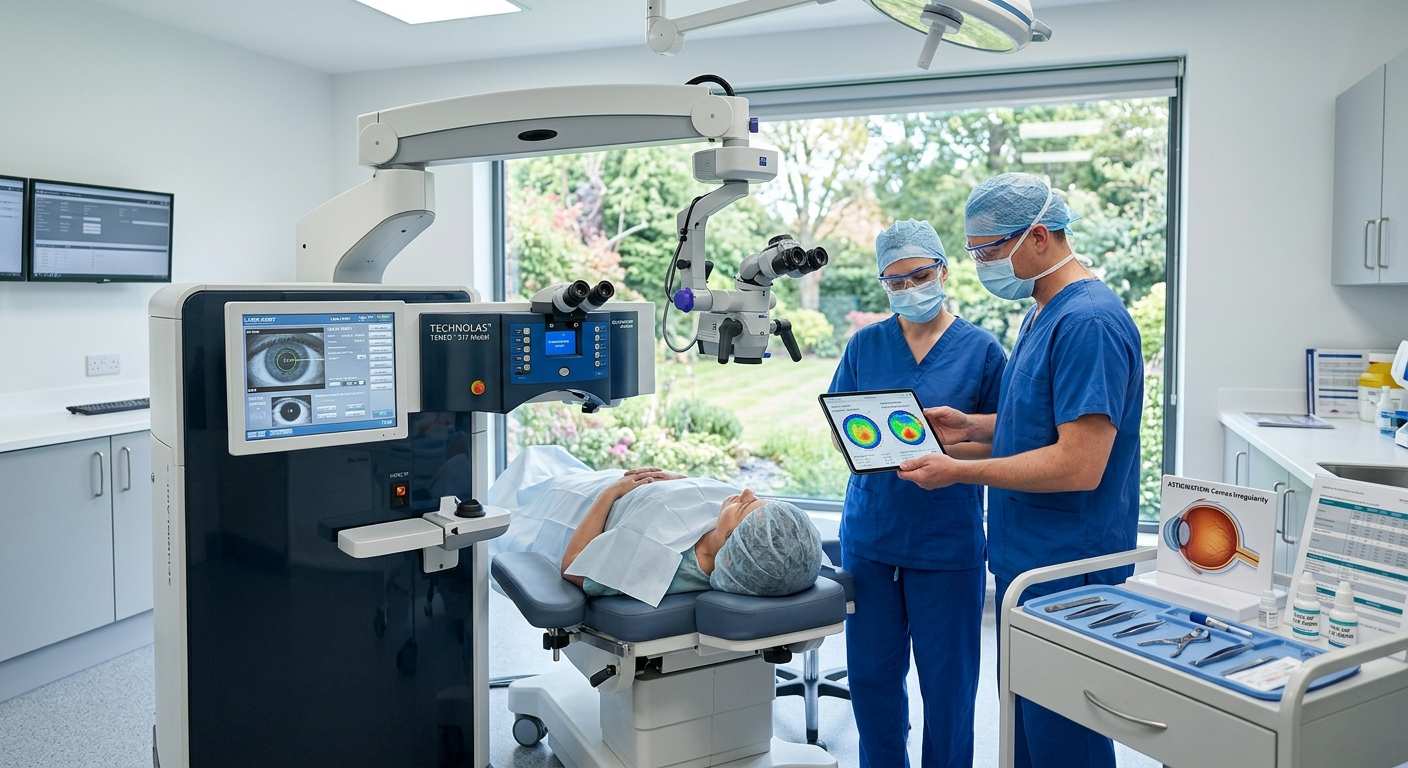 Augenlasern trotz Hornhautverkrümmung: Welche Optionen gibt es?