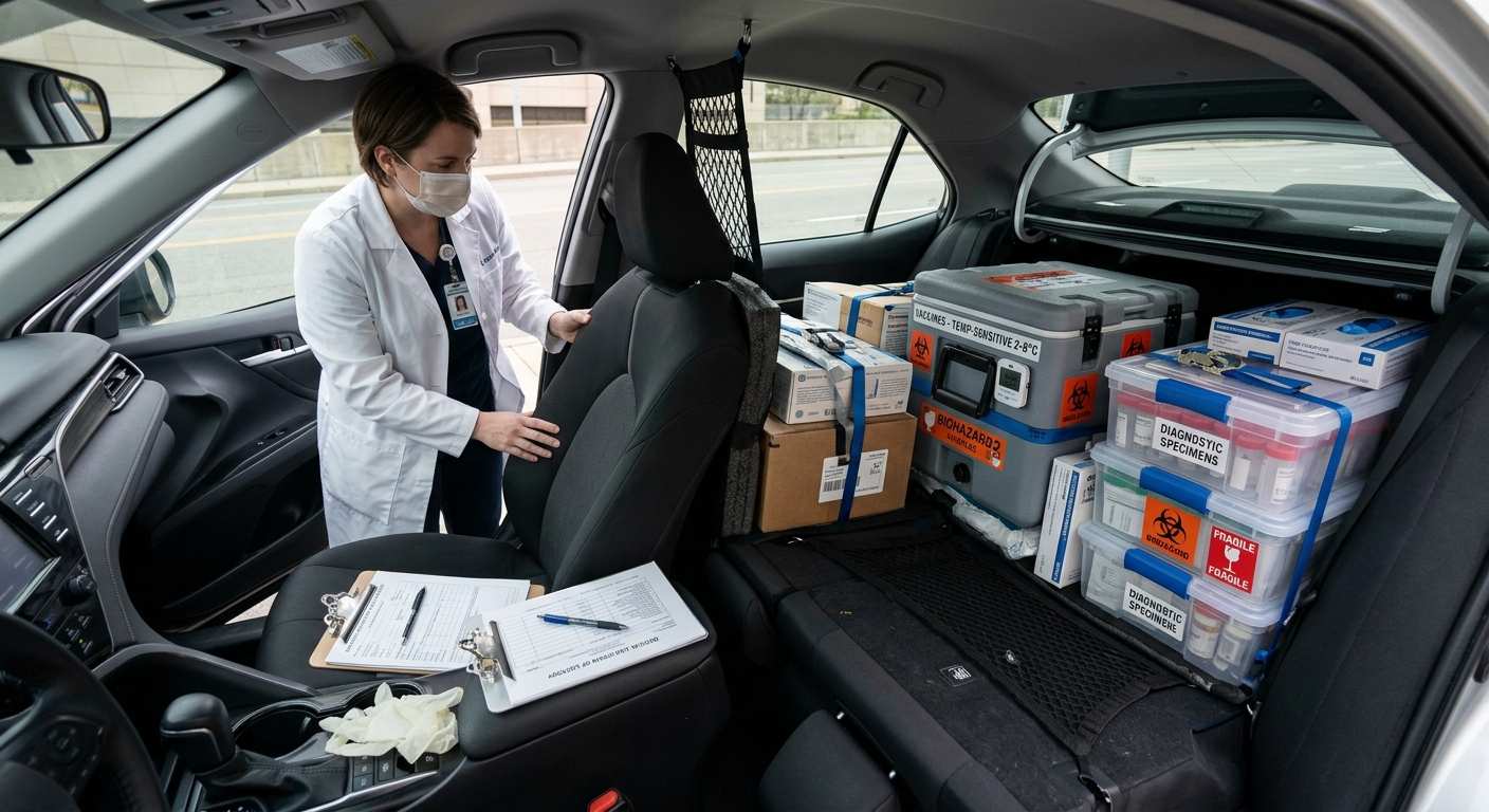 How to Transport Medical Supplies Using Your Own Vehicle