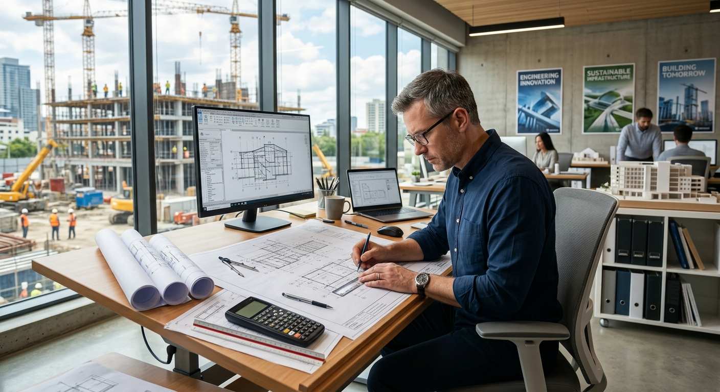Explorando la ingeniería civil como segunda carrera para adultos