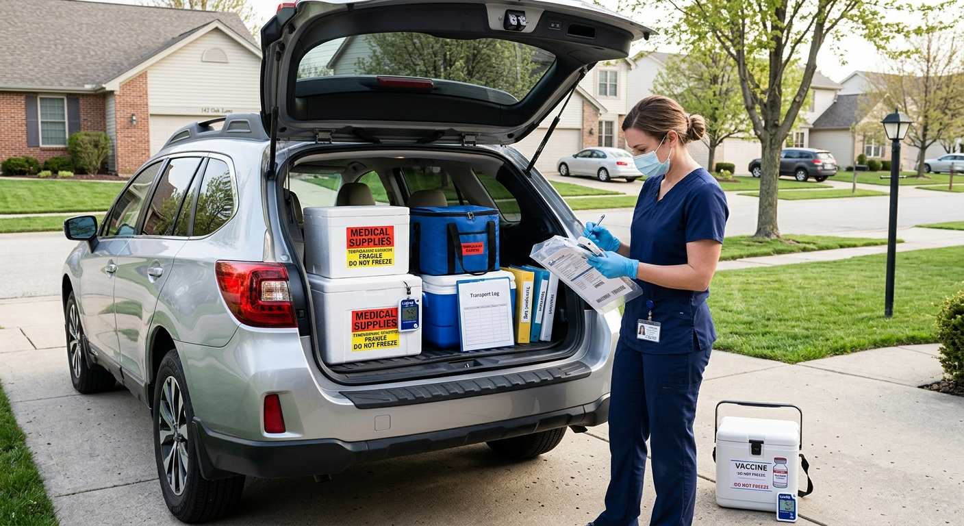 How to Transport Medical Supplies Using Your Own Vehicle