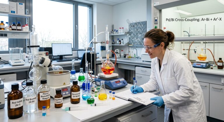 Ambiphilic cross-coupling with aryl-bismuth reagents Test2234