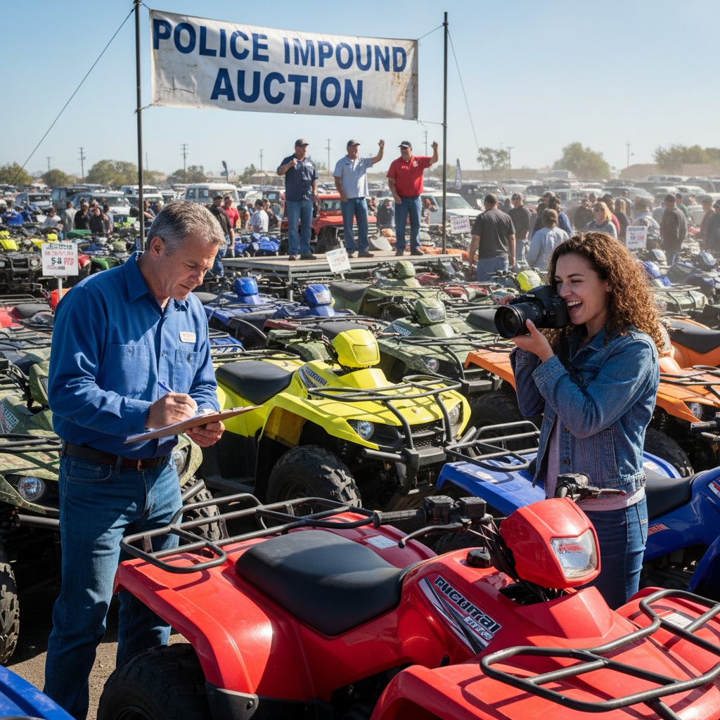 Unlocking Deals: Your Ultimate Guide to Navigating Police Impound Auctions for Quads!