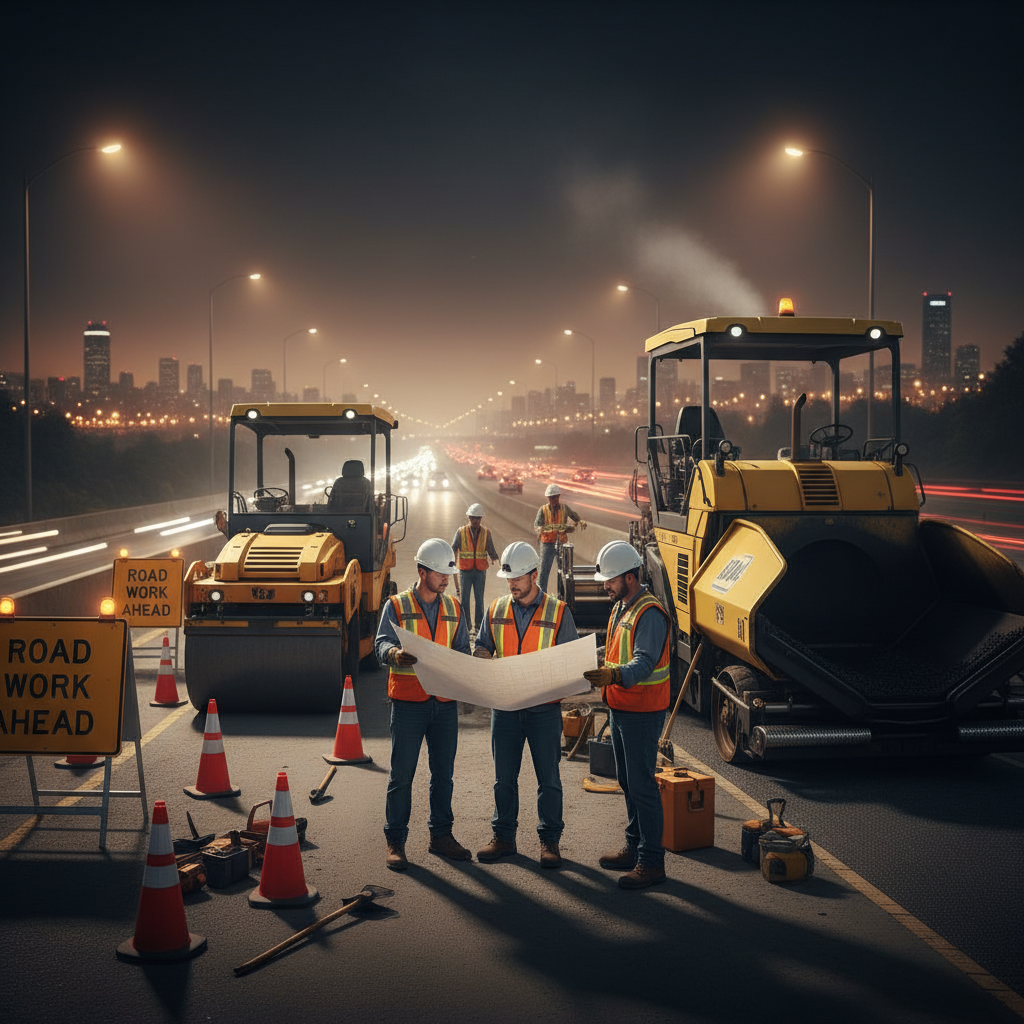 Scopri il Futuro delle Carriere nella Costruzione e Manutenzione Stradale Notturna: La Guida per Candidarti nel 2025!