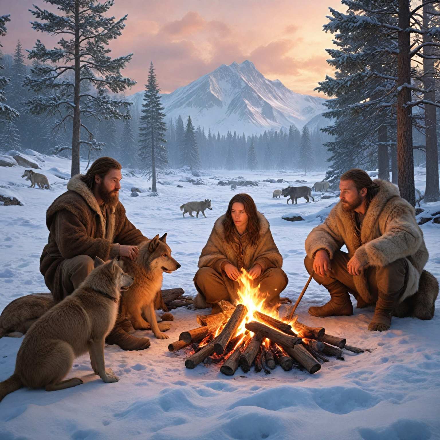 Dogs have deep genetic roots in ice-age Europe