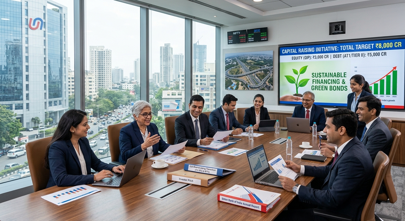 Union Bank Unveils Ambitious Rs 8,000 Crore Fundraising Plan, Board Approves Rs 3,000 Crore Equity Initiative!