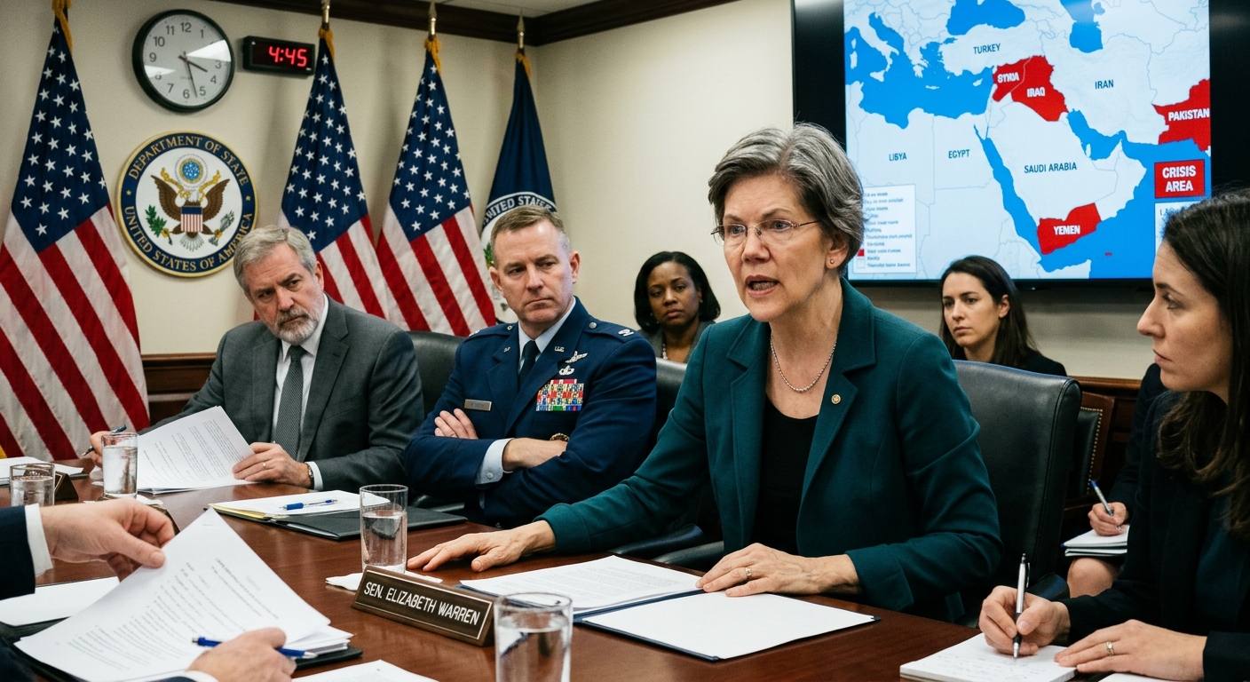 Warren Reveals: State Department Overlooked TRANSCOM Assistance for Crucial American Evacuations from the Middle East