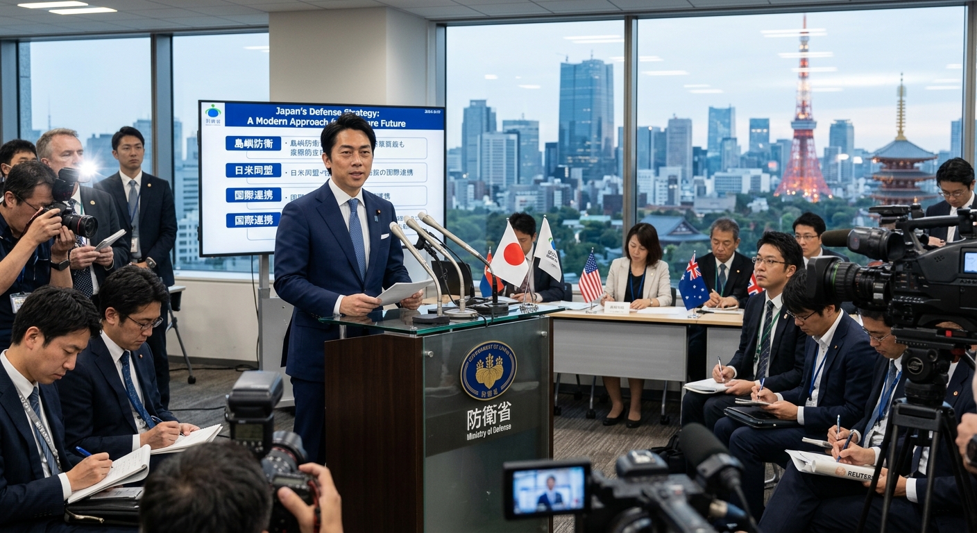 Japans Defense Minister Calls for Open Dialogue, Dismissing Accusations of Neo-Militarism