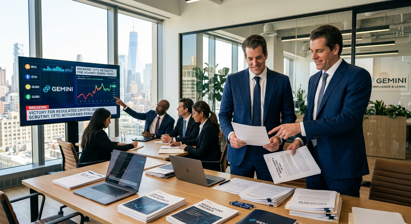 U.S. Regulator Set to Retract $5 Million Fine on Winklevoss Crypto Exchange: What You Need to Know!