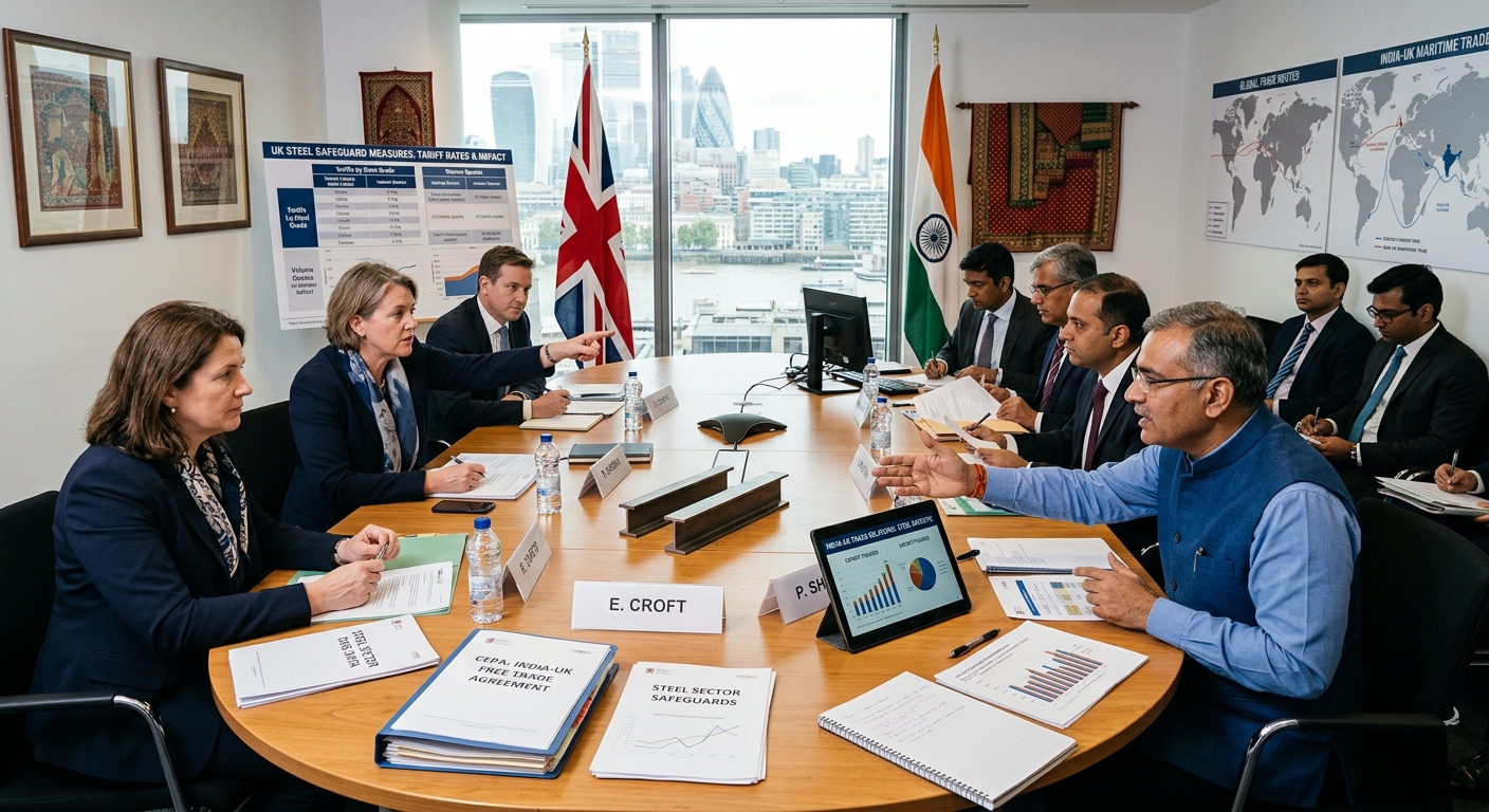 India-UK Trade Agreement Stalled: Navigating Unresolved Steel Restrictions and Carbon Tax Issues