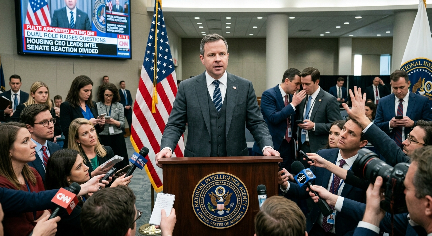 Trump Appoints Housing Director Bill Pulte as Acting Intelligence Chief, Succeeding Tulsi Gabbard