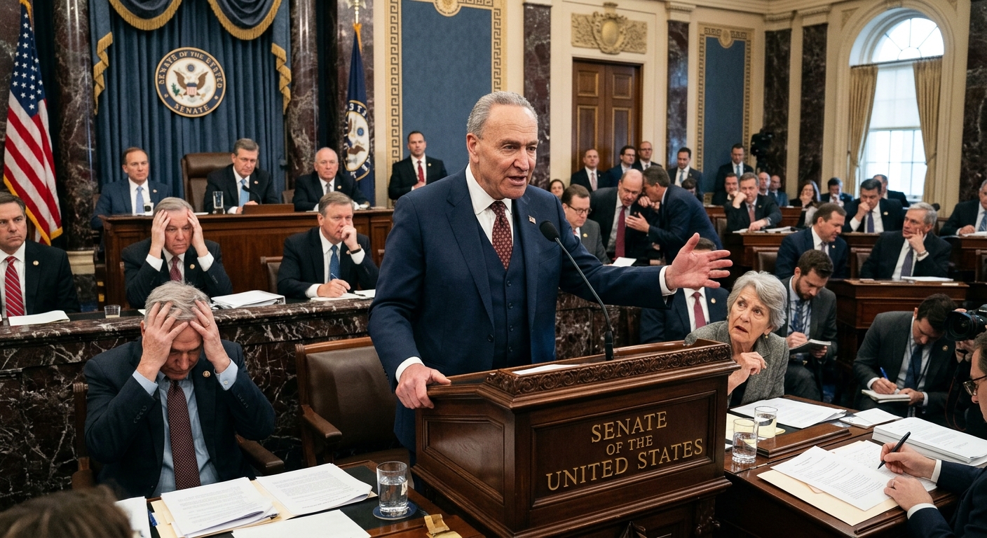 Schumer Promises Senate Votes to Halt Trump’s Controversial DOJ Lawfare Fund