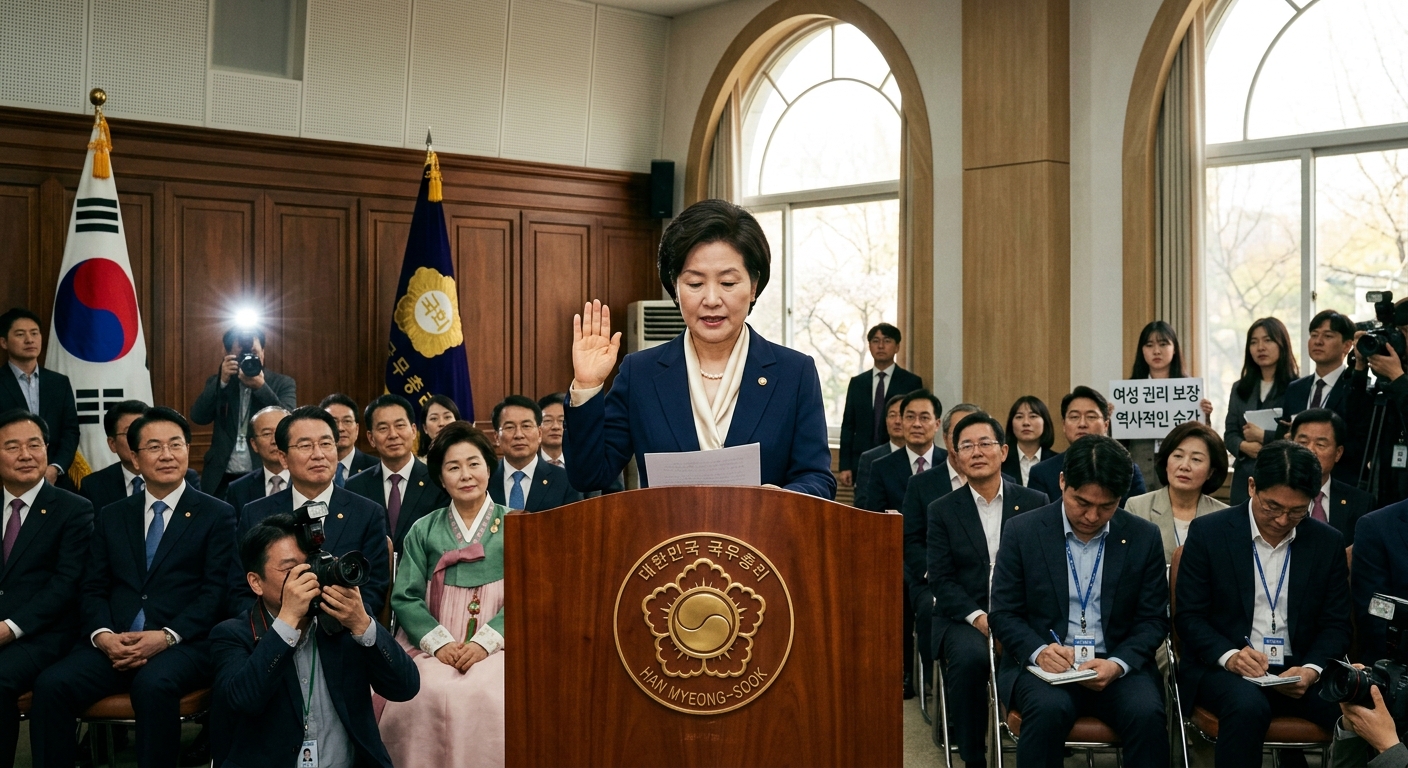 South Korea Makes History: Han Becomes First Female Prime Minister in 20 Years!